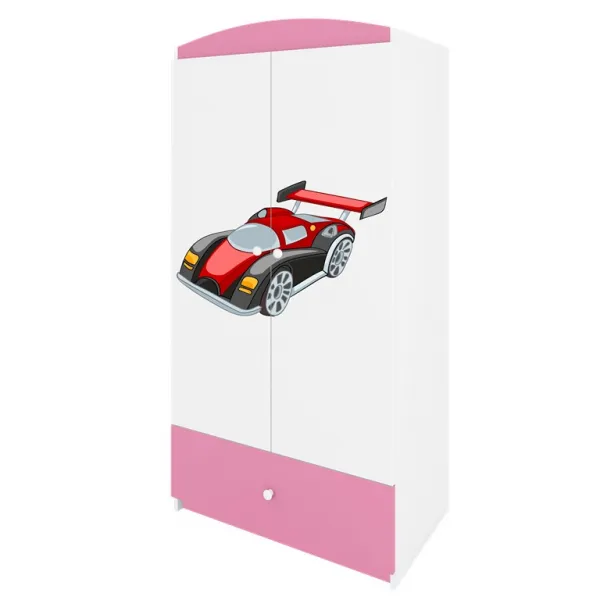 Kocot kids Detská skriňa Babydreams 90 cm formula ružová