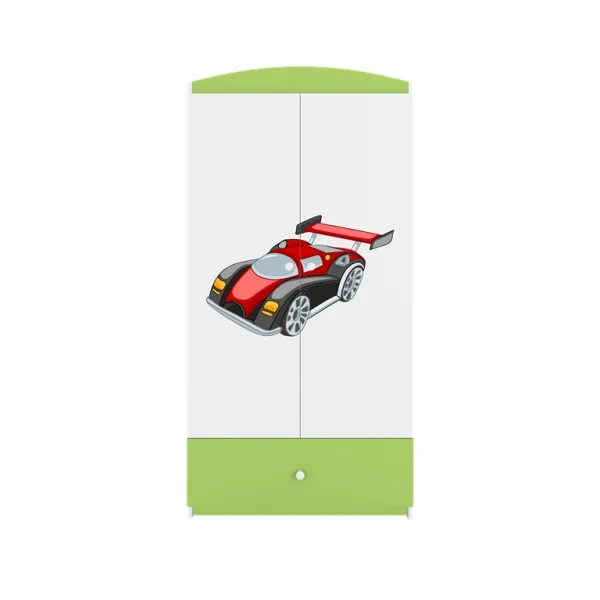 Kocot kids Detská skriňa Babydreams 90 cm formula zelená