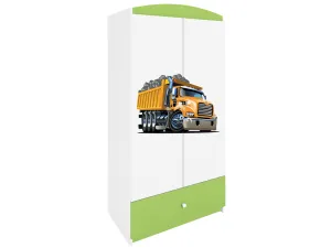 Kocot kids Detská skriňa Babydreams 90 cm tatra zelená