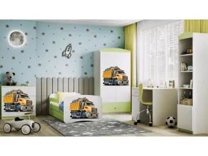 Kocot kids Detská skriňa Babydreams 90 cm tatra zelená