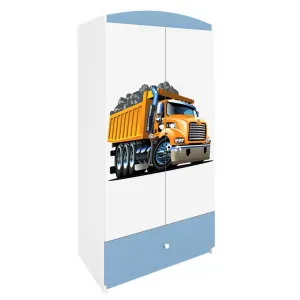 Kocot kids Detská skriňa Babydreams 90 cm nákladiak modrá