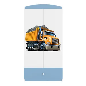 Kocot kids Detská skriňa Babydreams 90 cm nákladiak modrá