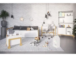 Kocot kids Detský regál Victor 90 cm biely