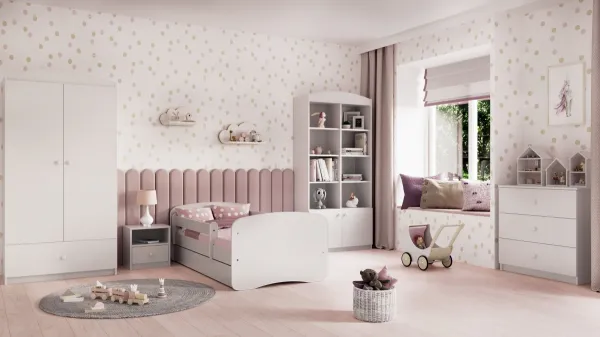 Kocot kids Detský dvojitý regál Babydreams 90 cm biely