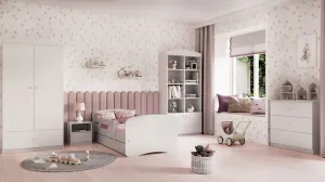 Kocot kids Detský dvojitý regál Babydreams 90 cm biely