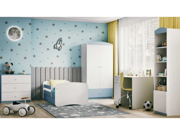 Kocot kids Detská skrinka Babydreams 90 cm modrá