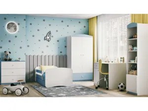 Kocot kids Detská skrinka Babydreams 90 cm modrá