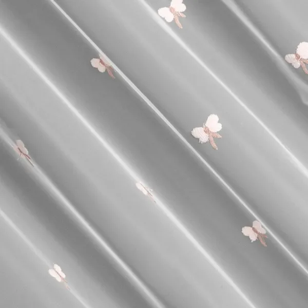DekorStyle Dětská záclona s motýlky WENDY 140x250 cm bílá