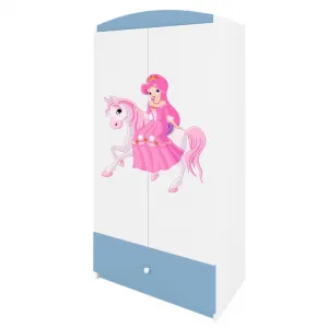 Kocot kids Detská skriňa Babydreams 90 cm princezná modrá