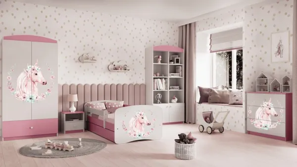 Kocot kids Komoda Babydreams 80 cm jednorožec ružová