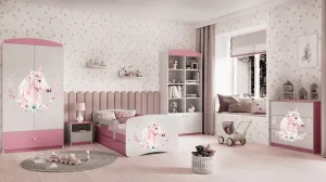 Kocot kids Komoda Babydreams 80 cm jednorožec ružová