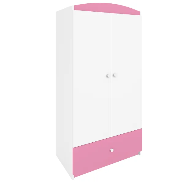 Kocot kids Detská skriňa Babydreams 90 cm ružová