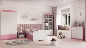 Kocot kids Detský dvojitý regál Babydreams 90 cm ružový