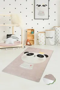 Conceptum Hypnose Detský koberček King Panda 140x190 cm ružový