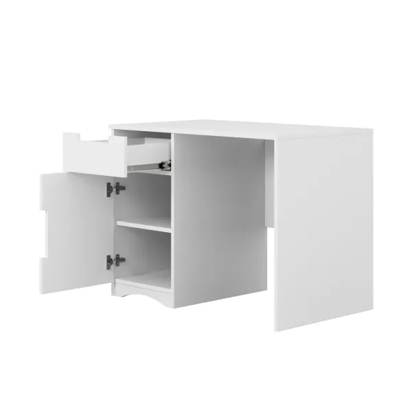 Kocot kids Detský písací stôl Classic 100 cm biely