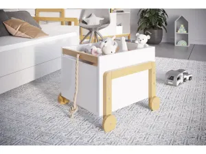 Kocot kids Detský úložný box Victor 60 cm biely
