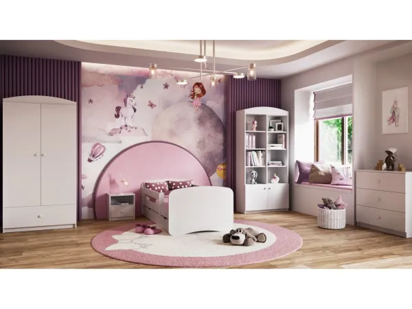 Kocot kids Detský nočný stolík Babydreams 40 cm biely
