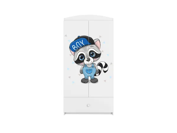 Kocot kids Detský šatník Babydreams 90 cm mýval biely
