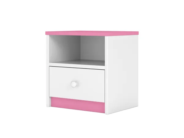 Kocot kids Detský nočný stolík Babydreams 40 cm ružový