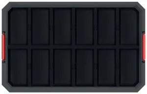 Prosperplast Dílenský box MODIXX 52 x 32,7 x 12,5 cm černo-červený