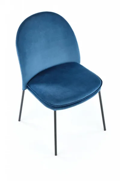 HALMAR Dizajnová stolička Clorissa tmavomodrá