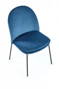HALMAR Dizajnová stolička Clorissa tmavomodrá