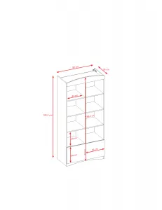 Kocot kids Detský regál Classic 90 cm biely