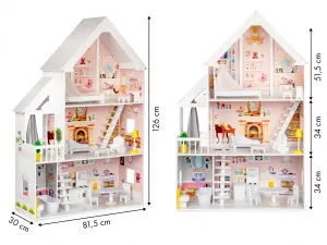 Drevený domček pre bábiky XXL Powder Residence
