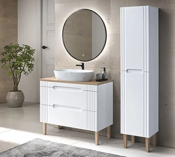 ArtCom Doska pod umývadlo | Oak Coast EVOKE Typ: Doska 100 cm / 89-100