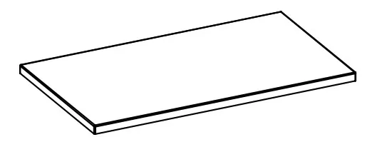 COMAD - Doska 80cm,SANTA FE OAK 5907611652480