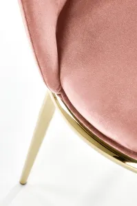 HALMAR Dizajnová stolička GLAMOUR K460 ružová