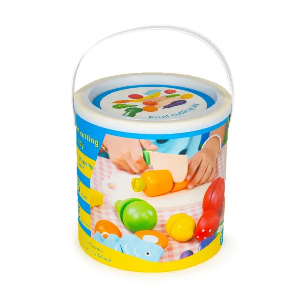 MULTISTORE Dřevěná krájecí zelenina a ovoce ALMA 13 ks