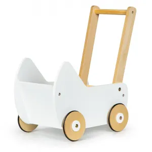 Drevený kočík pre bábiky Walker