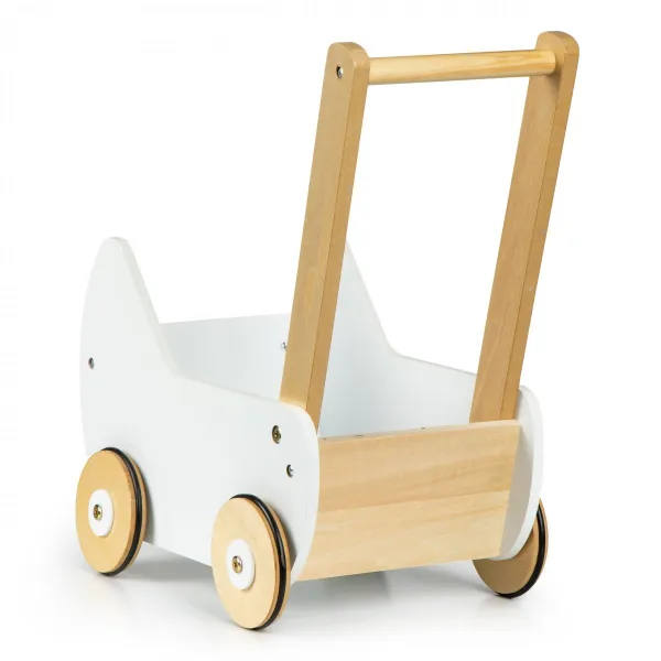Drevený kočík pre bábiky Walker
