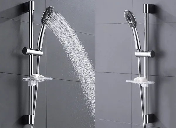 Tutumi Držiak na sprchovú hlavicu Rea Simple strieborný