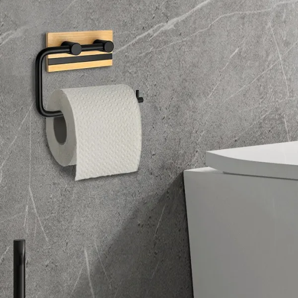 Demak držiak na uteráky čierny loft