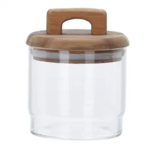 DekorStyle Dvojposchodová sklenená nádoba Stenny 2 x 600 ml