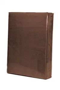 Faro Froté prestieradlo SMOOTH 180x200 cm hnedé