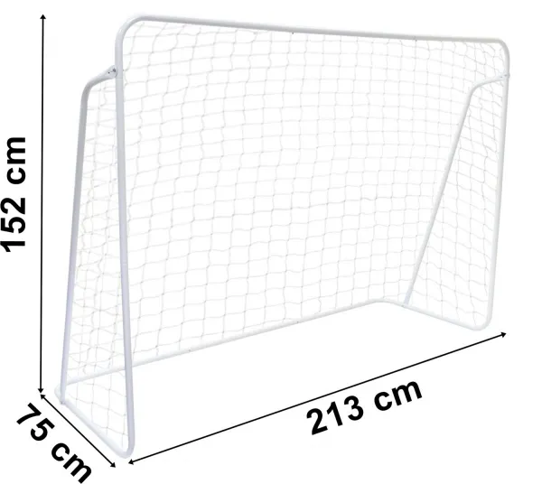 TZB Futbalová bránka 213x152 cm biela