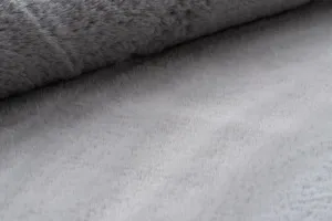 Dywany Lusczow Kusový koberec BUNNY strieborný, veľkosť 60x100