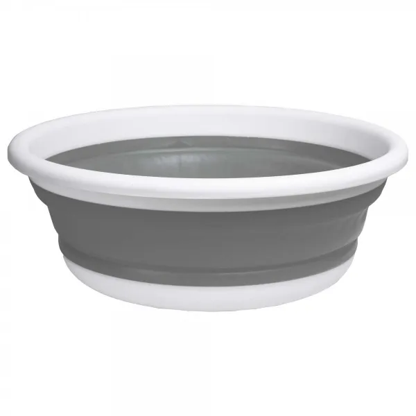 Okrúhla misa 37 cm bielo-sivá ELBA COMPACT 9 litrov