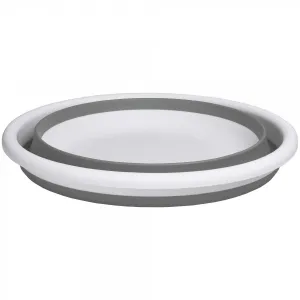 Okrúhla misa 37 cm bielo-sivá ELBA COMPACT 9 litrov