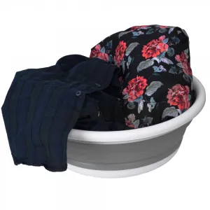 Okrúhla misa 37 cm bielo-sivá ELBA COMPACT 9 litrov