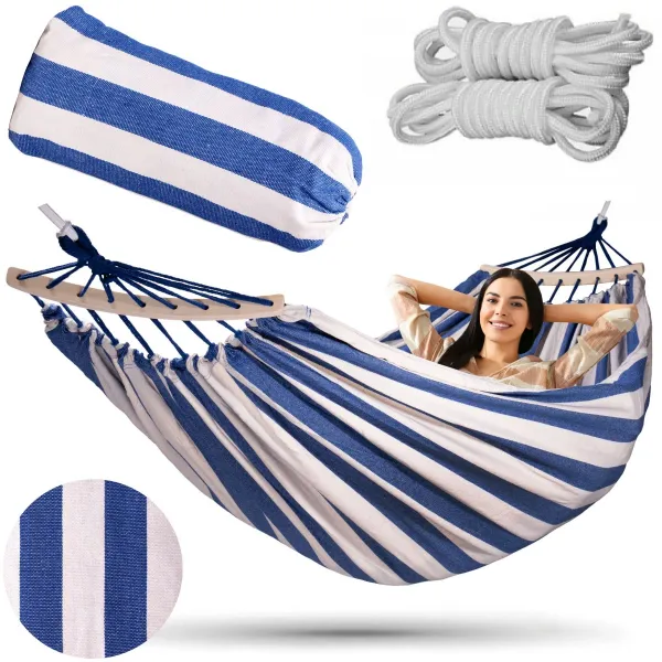 Pruhovaná záhradná hojdacia sieť EDEN MARINE