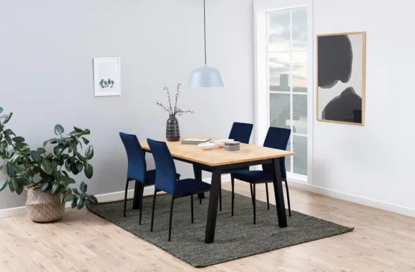 Actona Jedálenská stolička Demina tmavomodrá
