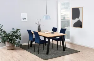 Actona Jedálenská stolička Demina tmavomodrá