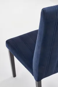 HALMAR Jedálenská stolička Marty 2 čierna/tmavomodrá