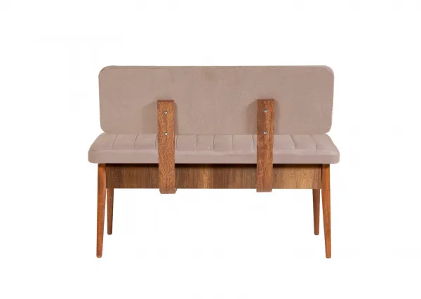 Hanah Home Jedálenský set Vina 4D orech/béžová