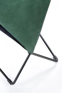 HALMAR Jedálenská stolička K485 tmavo zelená