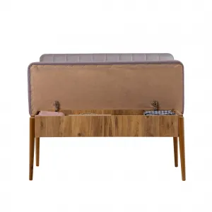 Hanah Home Jedálenský set Vina 5D borovica atlantická/sivá